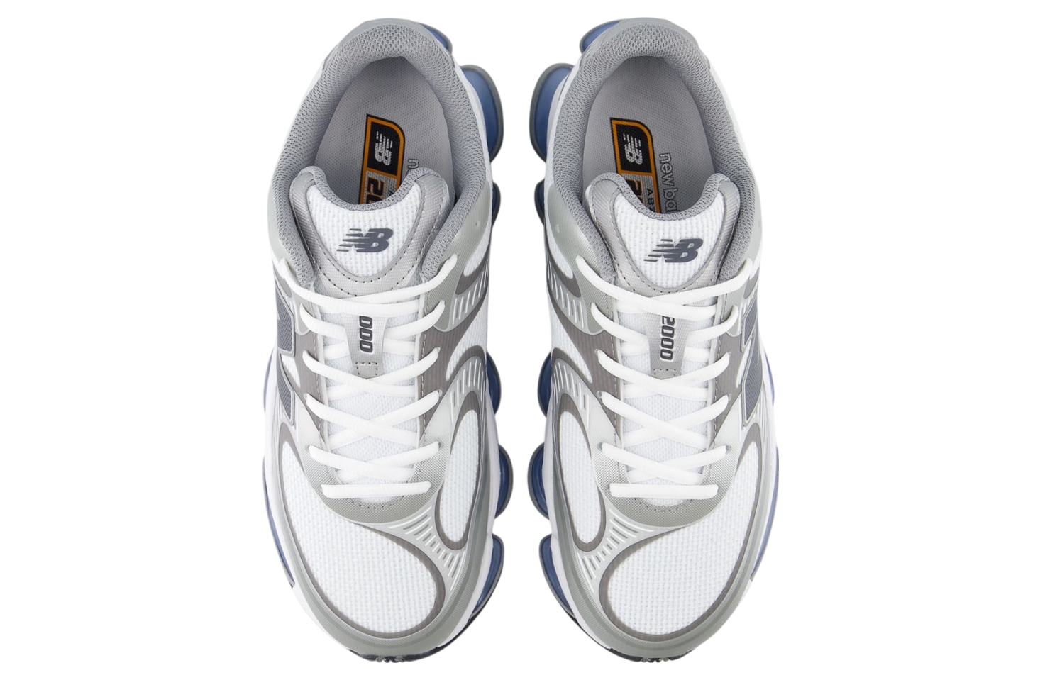 Giày New Balance Abzorb 2000 'White Grey Blue' U2000AA - Ảnh 5