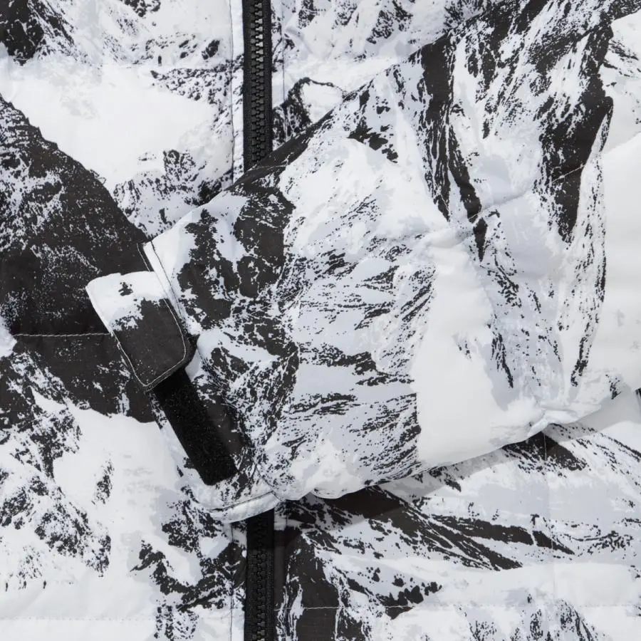 Alternative view of Áo The North Face Lhotse Down ‘White Black’ NJ1DM91A