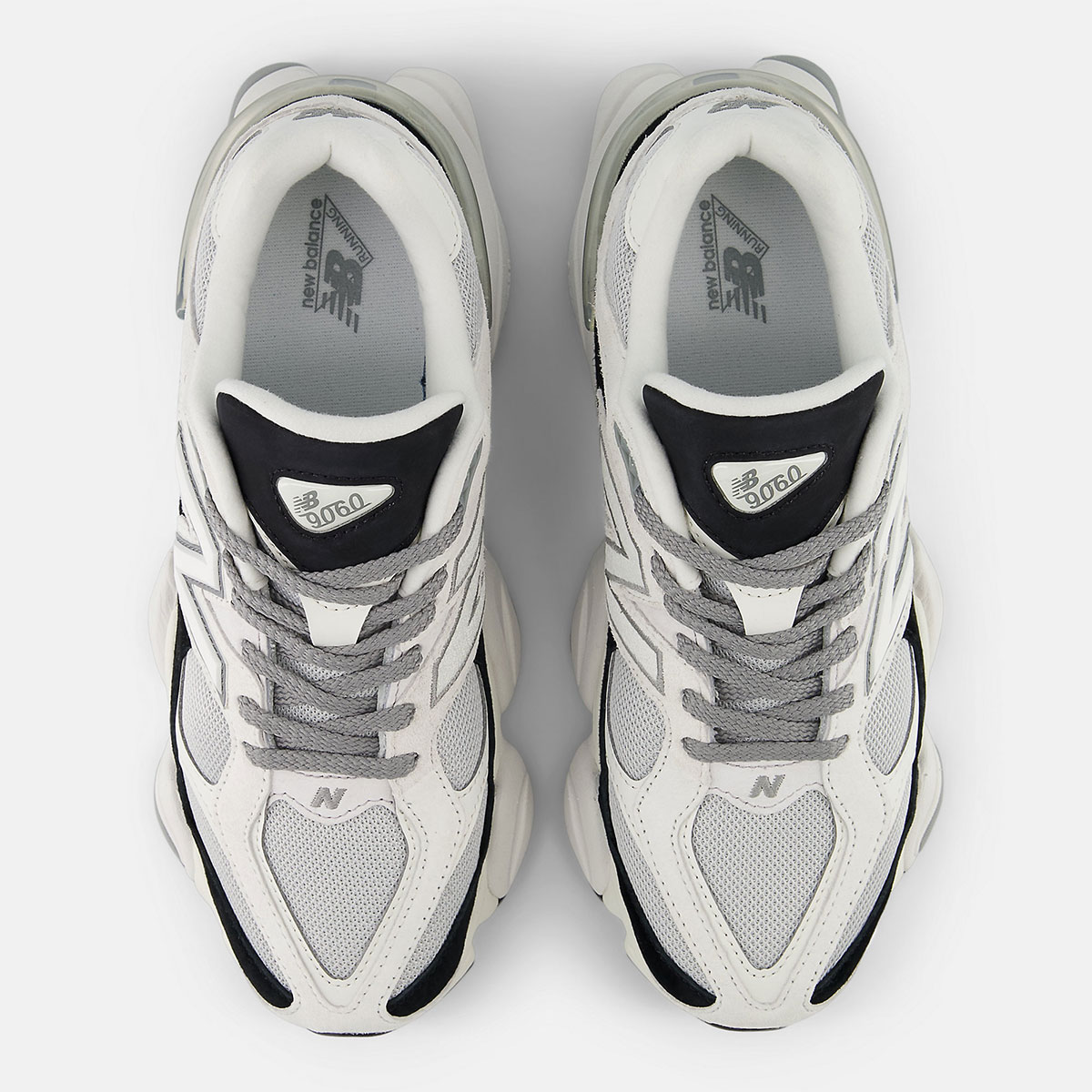Giày New Balance 9060 ‘Grey Jet Black’ U9060JBB - Ảnh 5