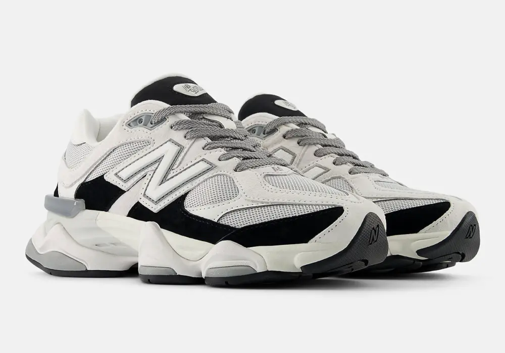 Alternative view of Giày New Balance 9060 ‘Grey Jet Black’ U9060JBB