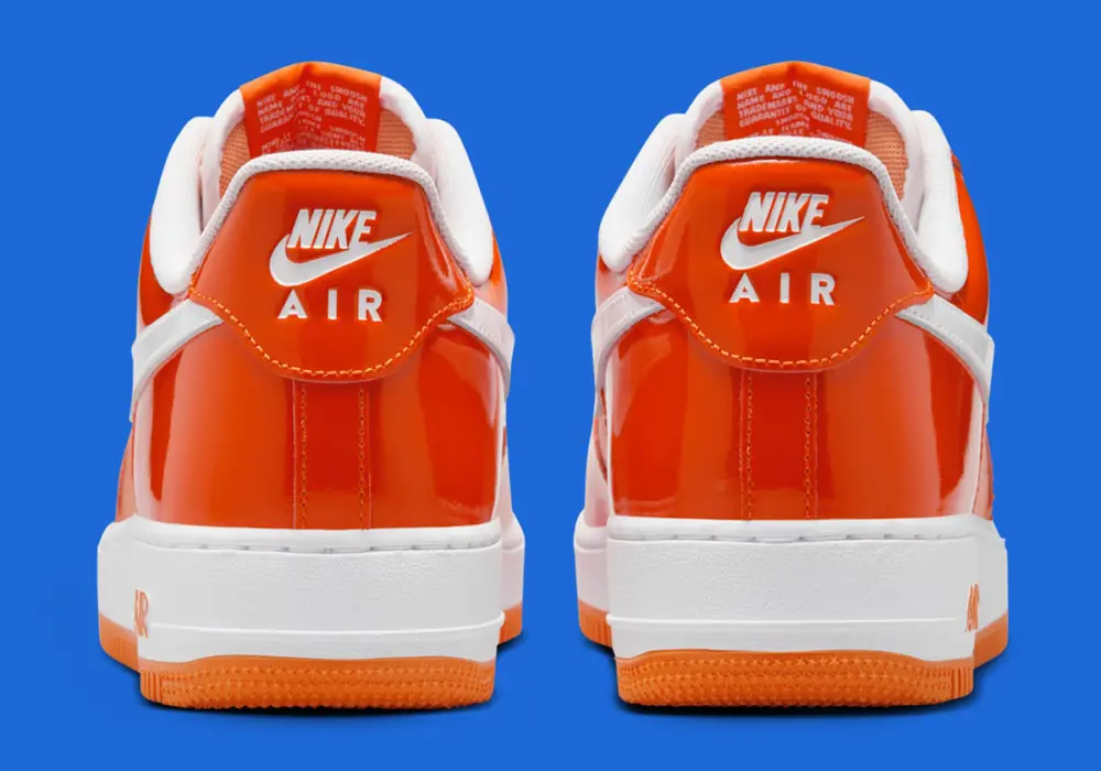 Giày Nike Air Force 1 Low ’07 ‘Orange White Patent’ HV9405-800 - Ảnh 3