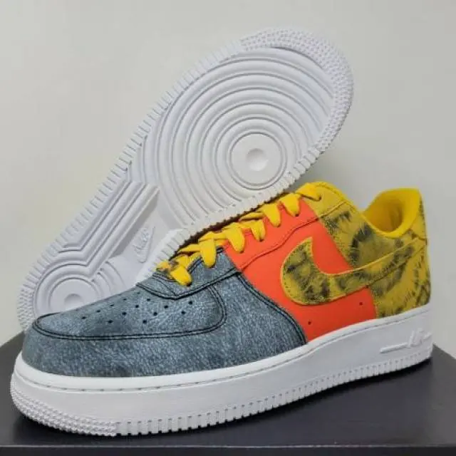 Alternative view of Giày Nike Air Force 1 ’07 LV8 ‘Dark Sulphur Tie-Dye’ CZ0337-700