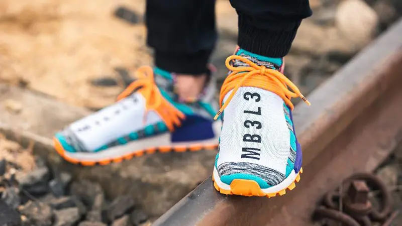 Giày Adidas Pharrell x NMD Human Race Trail ‘Solar Pack’ BB9528 - Ảnh 5