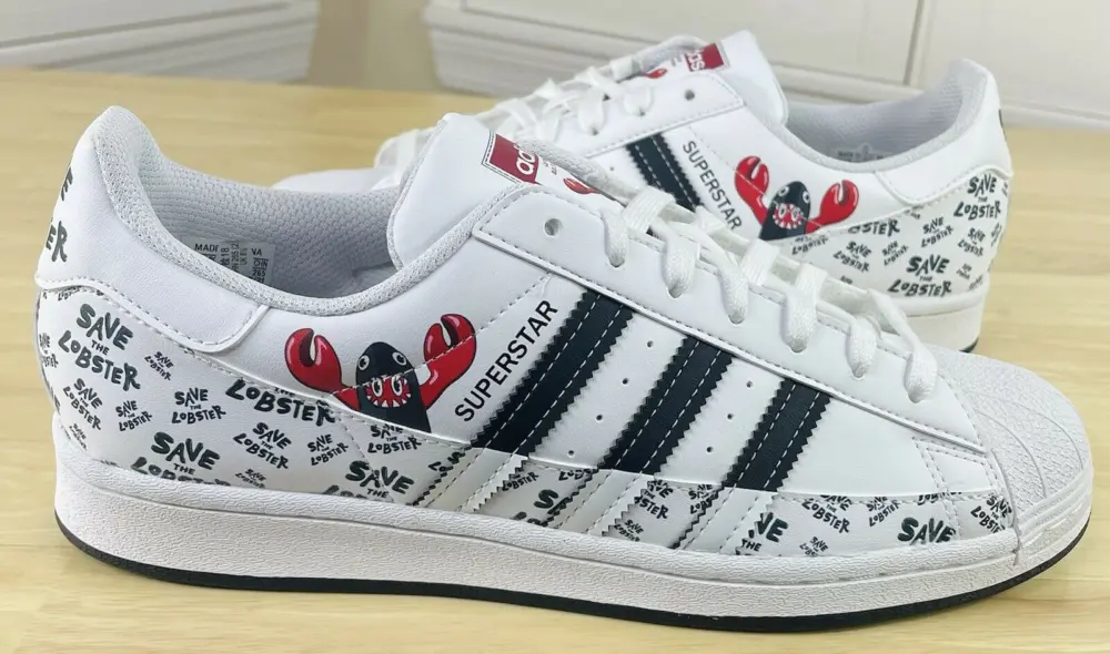 Giày Adidas Philip Colbert x Superstar ‘Save The Lobster’ GX7996 - Ảnh 7