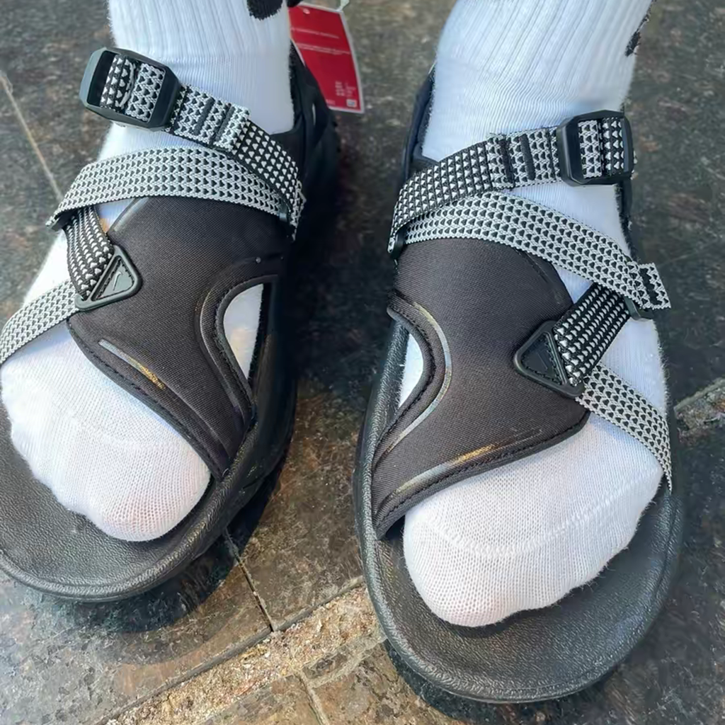 Alternative view of Dép Nike Oneonta Sandal ‘Black Pure Platinum’ DJ6603-001