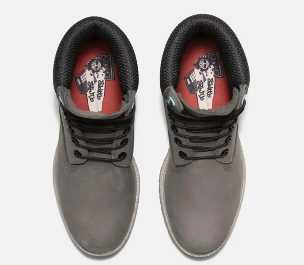 Giày Timberland Premium 6-Inch ‘Grey Nubuck’ A2P6WEL8 - Ảnh 6