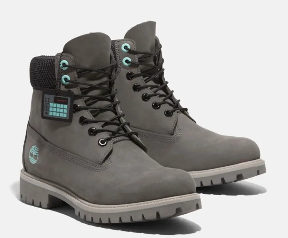 Giày Timberland Premium 6-Inch ‘Grey Nubuck’ A2P6WEL8 - Ảnh 5
