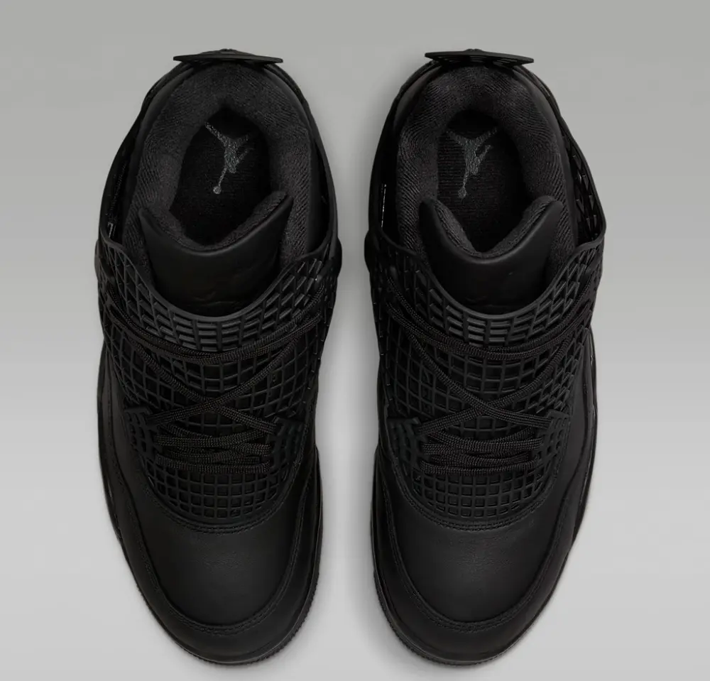 Alternative view of Giày Nike Air Jordan 4 NET ‘Triple Black’ FN7251-001