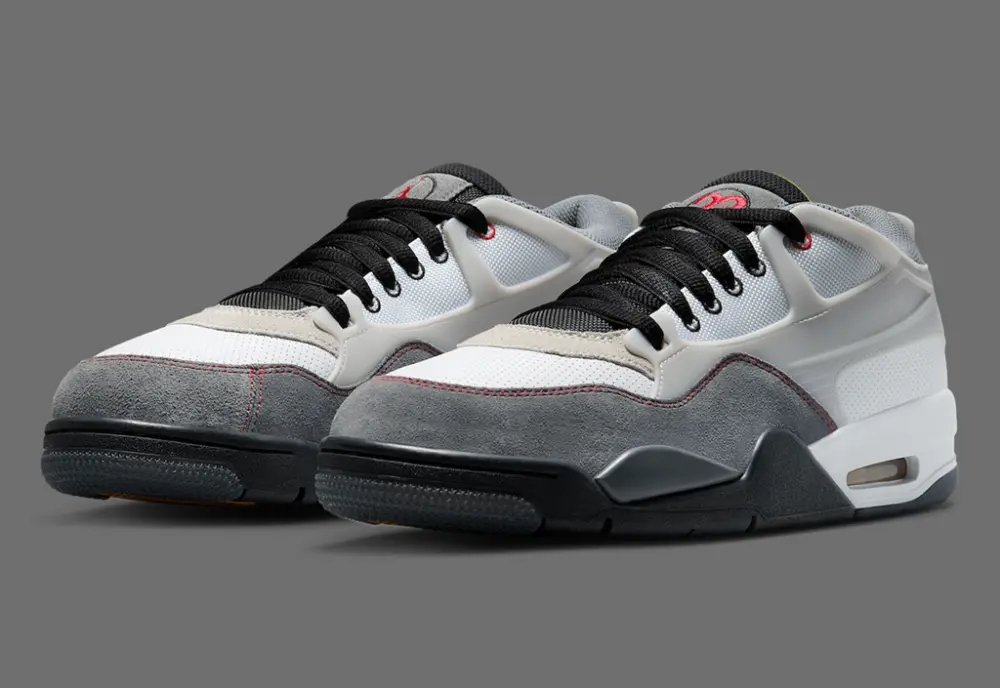 Giày Nike Air Jordan 4 RM ‘White Black Grey’ IB8052-100 - Ảnh 6