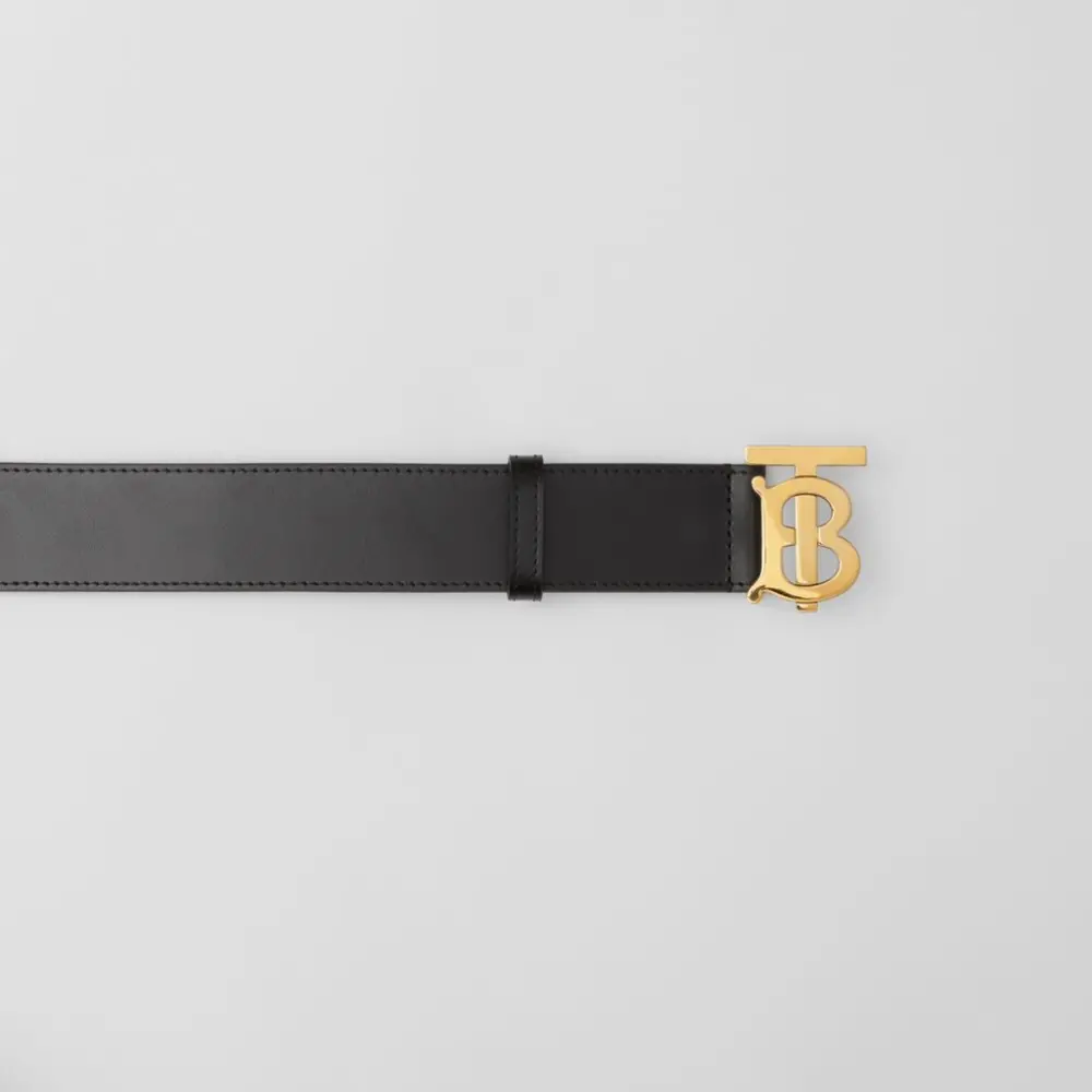 Thắt Lưng Burberry Monogram Motif Leather Belt ‘Black’ p80393471 - Ảnh 4