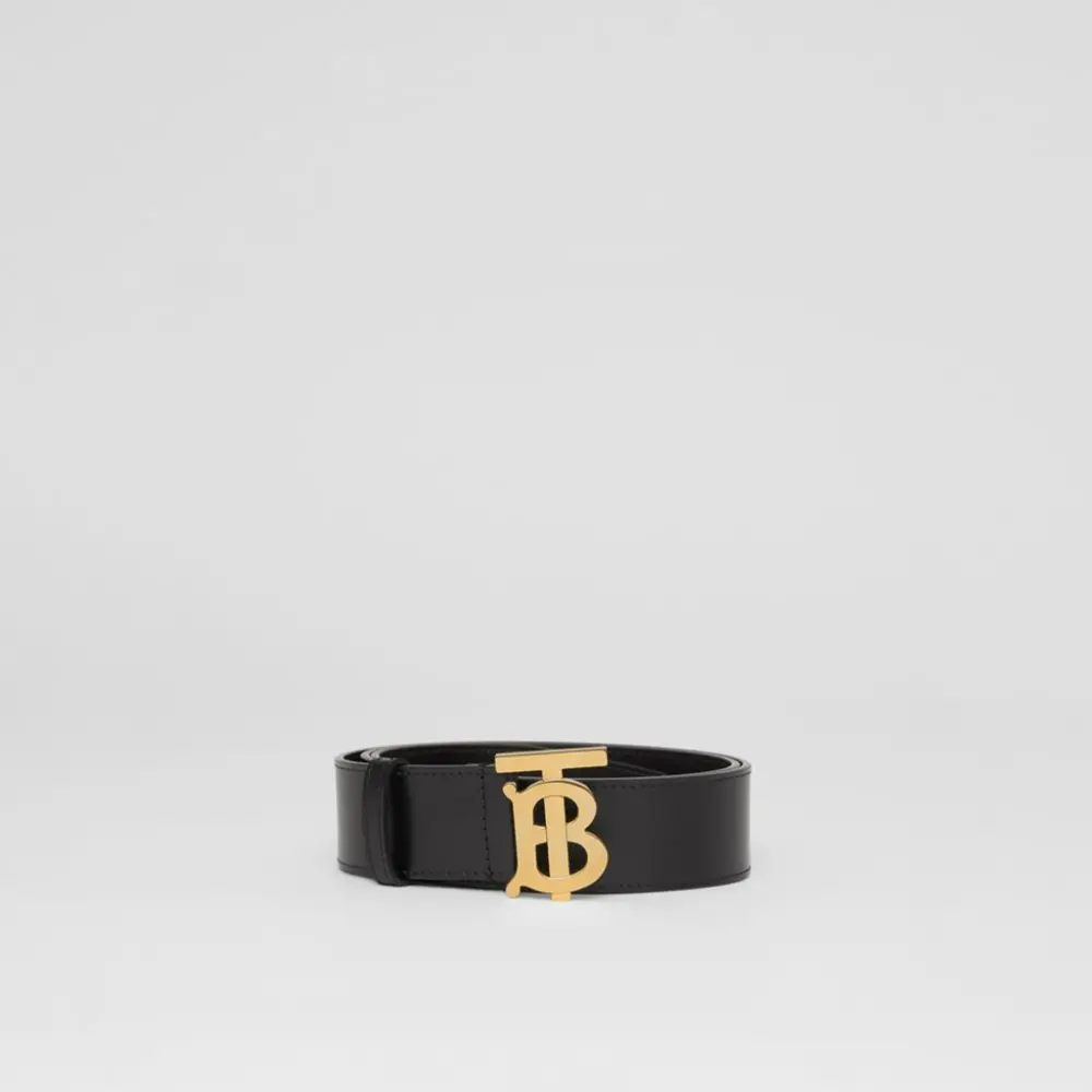 Alternative view of Thắt Lưng Burberry Monogram Motif Leather Belt ‘Black’ p80393471