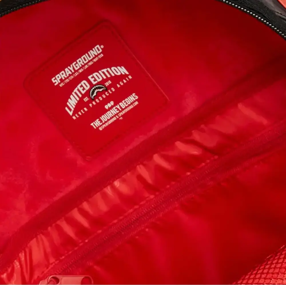 Alternative view of Balo SPRAYGROUND PVC Polyvinyl Chloride 'Black Red' 910B6781NSZ