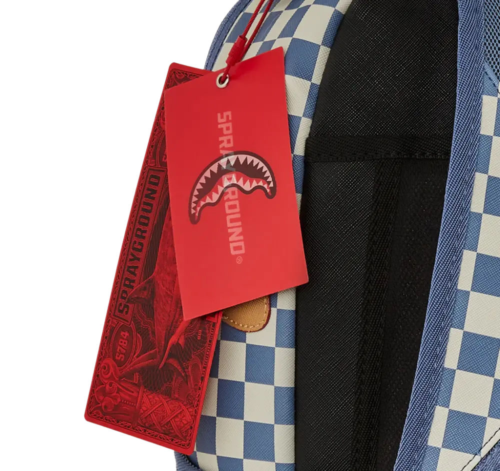 Alternative view of Balo Sprayground Zipper Fabric ‘Blue White’ 910B6720NSZ