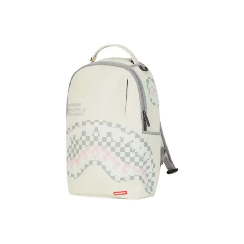 Balo SPRAYGROUND PVC Polyvinyl Chloride ' Raw White' 910B7420NSZ - Ảnh 4