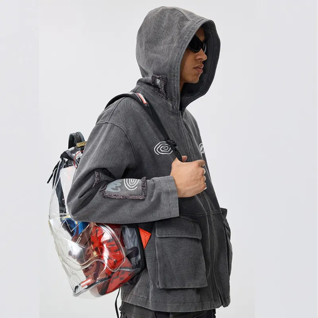 Balo SprayGround Polyvinyl Chloride 'Transparent' W1045745 - Ảnh 3