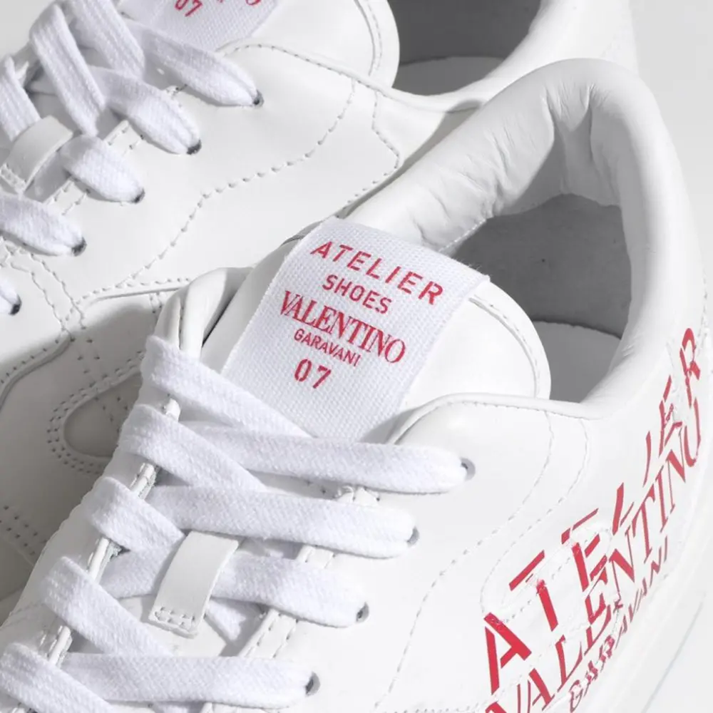 Giày Valentino Atelier 07 Low ‘White Camo’ WY2S0E73-BMH-0BO - Ảnh 4