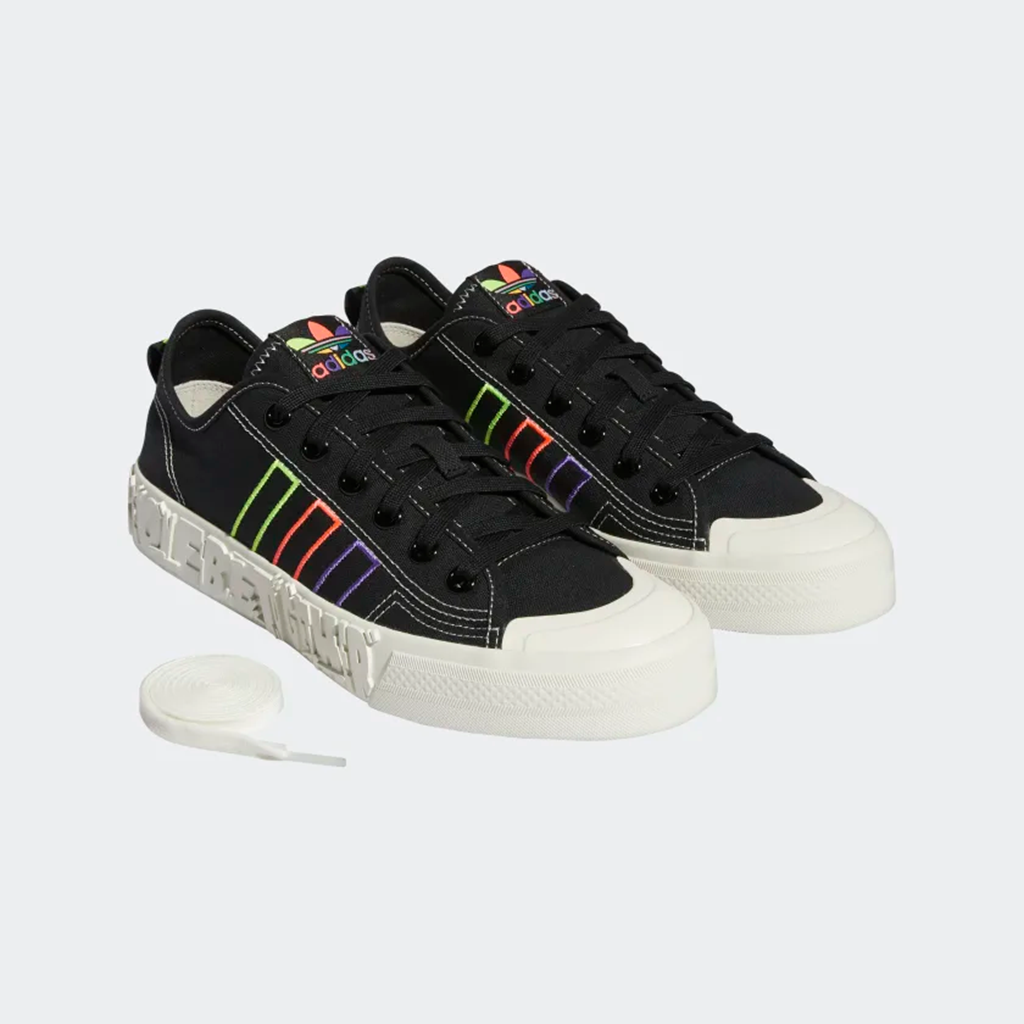 Giày Adidas Nizza Lo Pride ‘Black’ GX6391 - Ảnh 5
