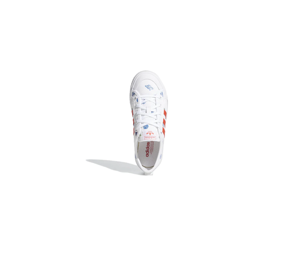 Alternative view of Giày Adidas Nizza J ‘White And Orange’ H01101