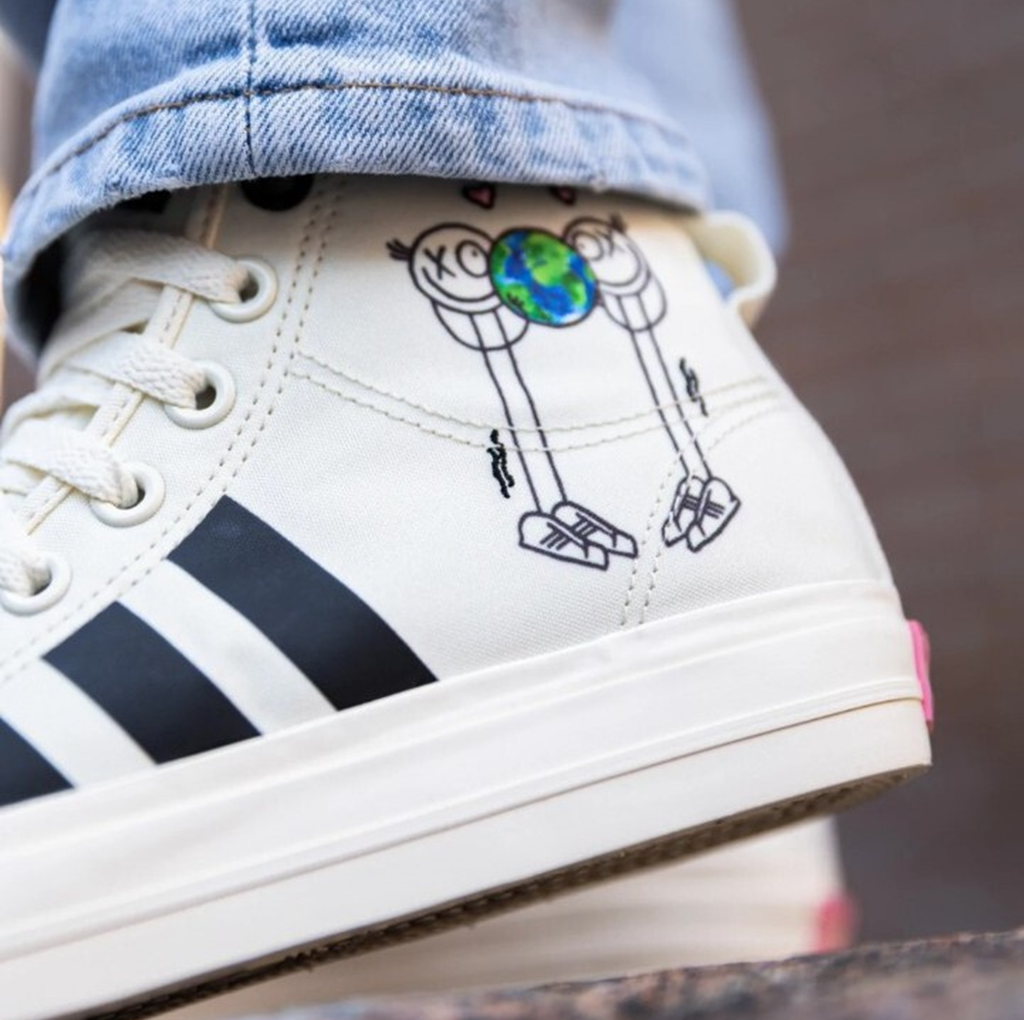 Alternative view of Giày Adidas x Andre Saraiva Nizza Hi RF xld ‘White’ GZ2204