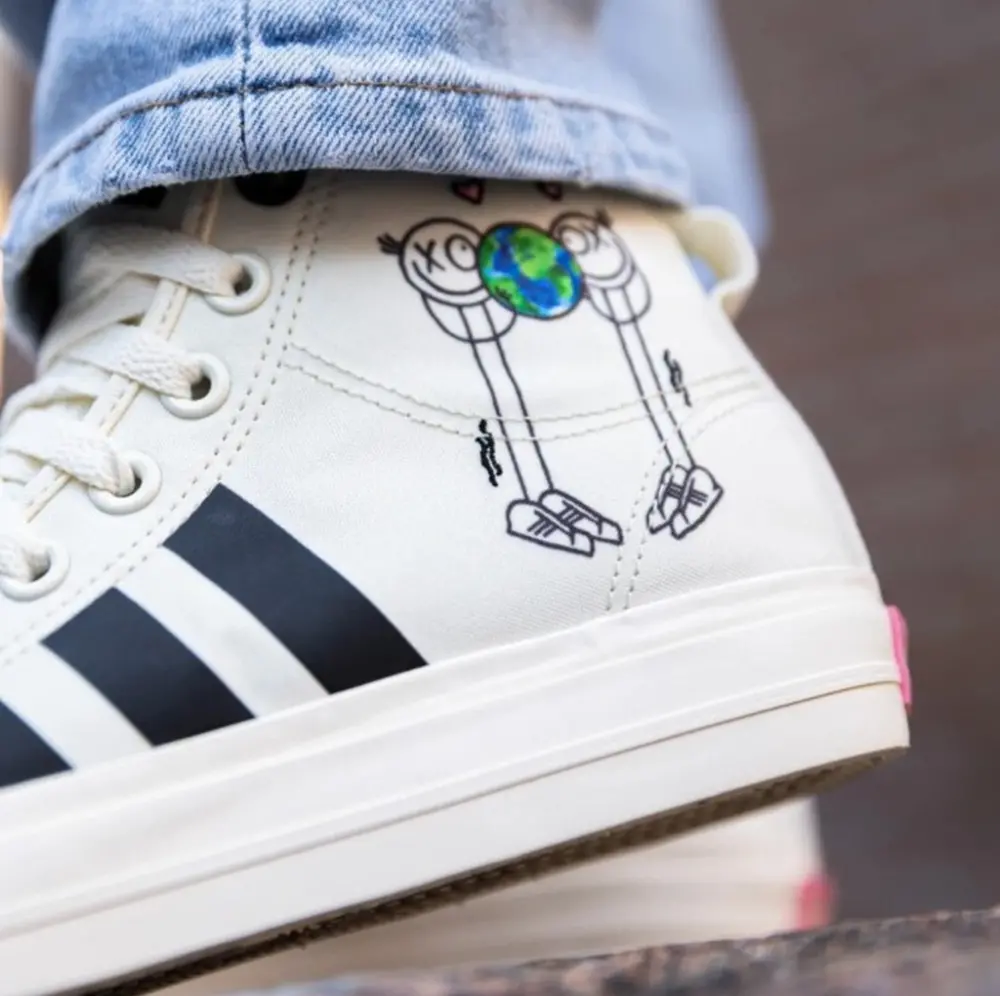 Giày Adidas x Andre Saraiva Nizza Hi RF xld ‘White’ GZ2204 - Ảnh 2