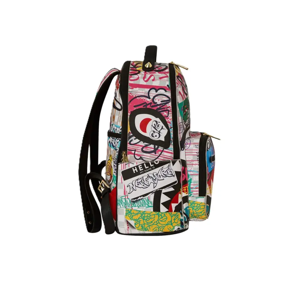 Balo Sprayground Shark Mouth Graffiti ‘Multicolor’ W1035710 - Ảnh 3