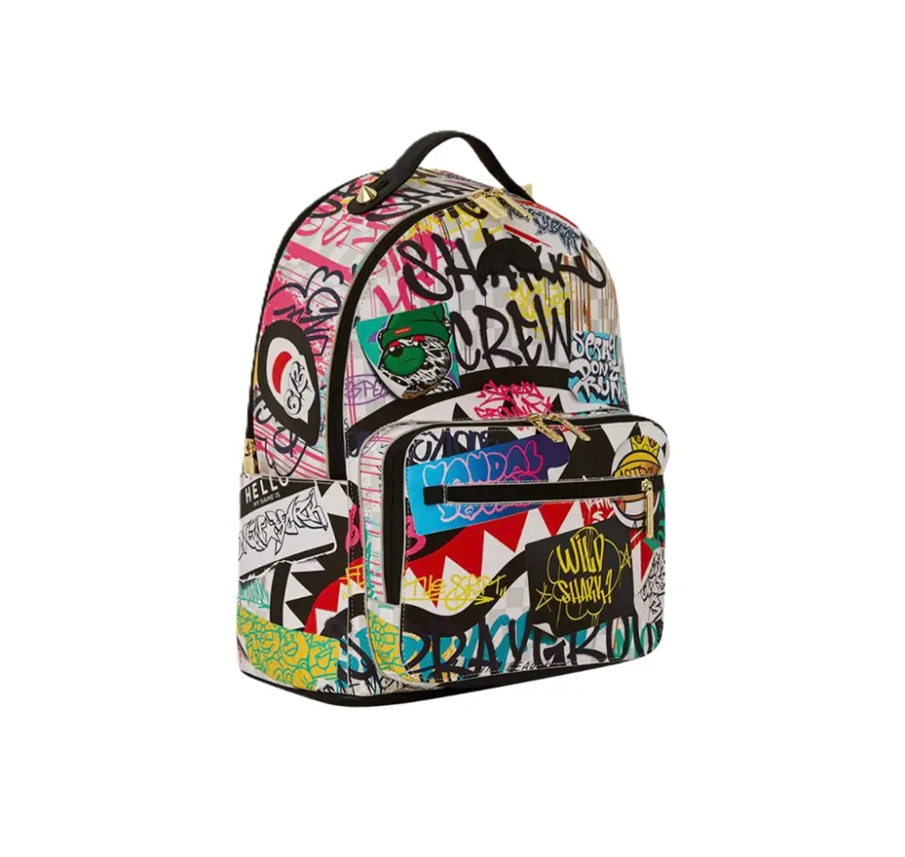 Alternative view of Balo Sprayground Shark Mouth Graffiti ‘Multicolor’ W1035710