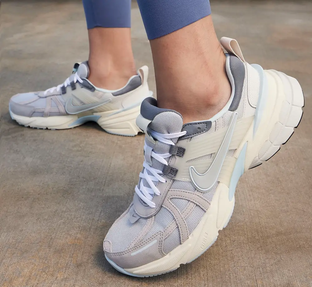 Giày Nike V2K Run ‘Light Bone Iron Ore’ FZ3596‑072 - Ảnh 4