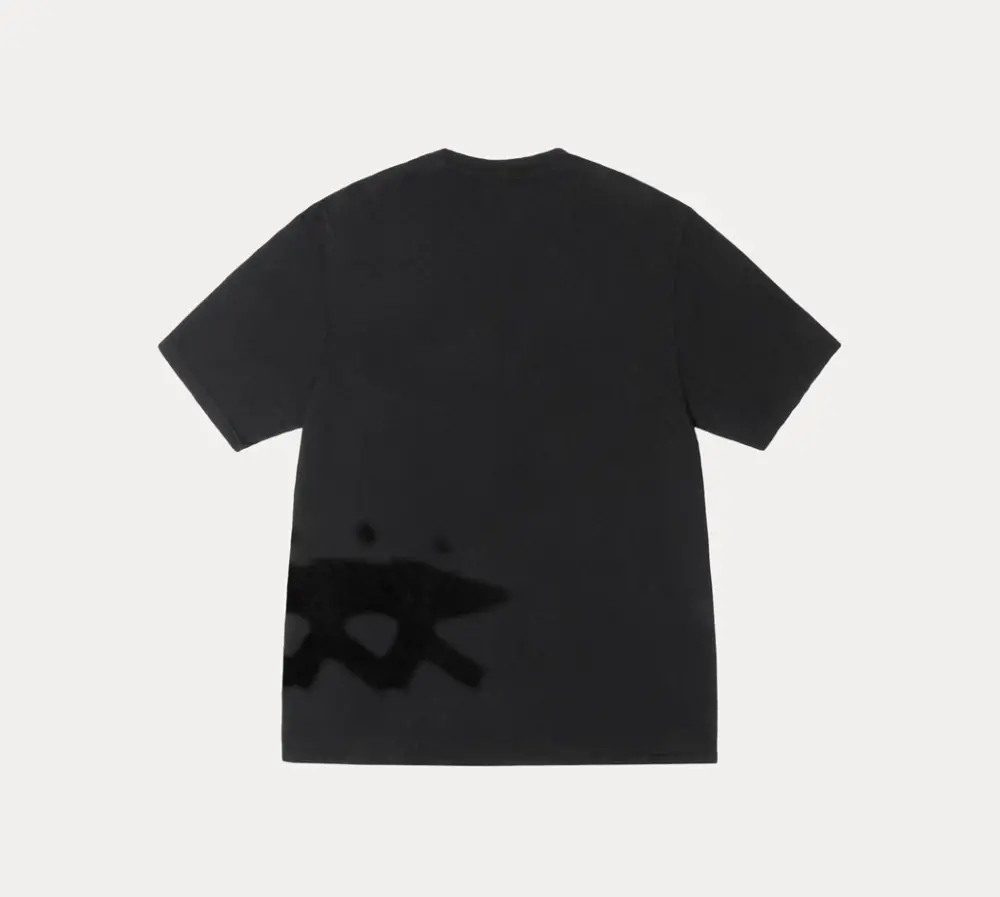Alternative view of Áo Stussy Low Tide Tee Pigment Dyed 'Black' 1905139