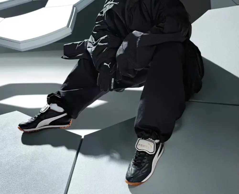 Giày Puma Avanti VL ‘Rihanna Fenty Black’ 398672-01 - Ảnh 5