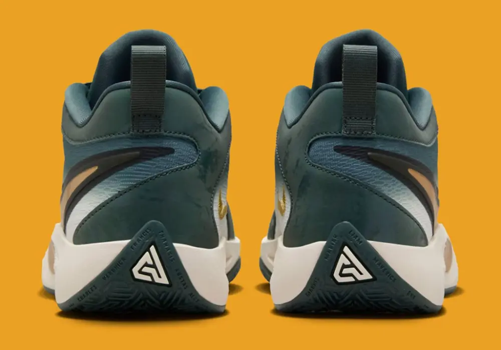 Giày Nike Giannis Freak 6 GS ‘Green Metallic Gold’ FZ7305-300 - Ảnh 5