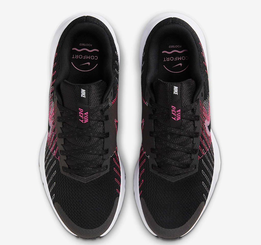 Giày Nike Run Defy ‘Black Hyper Pink’ HM9593-001 - Ảnh 5