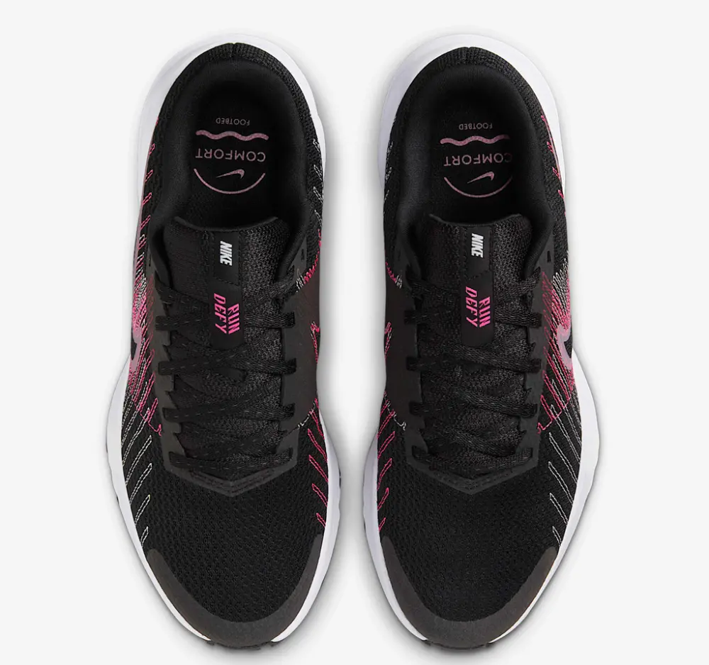Giày Nike Run Defy ‘Black Hyper Pink’ HM9593-001 - Ảnh 5