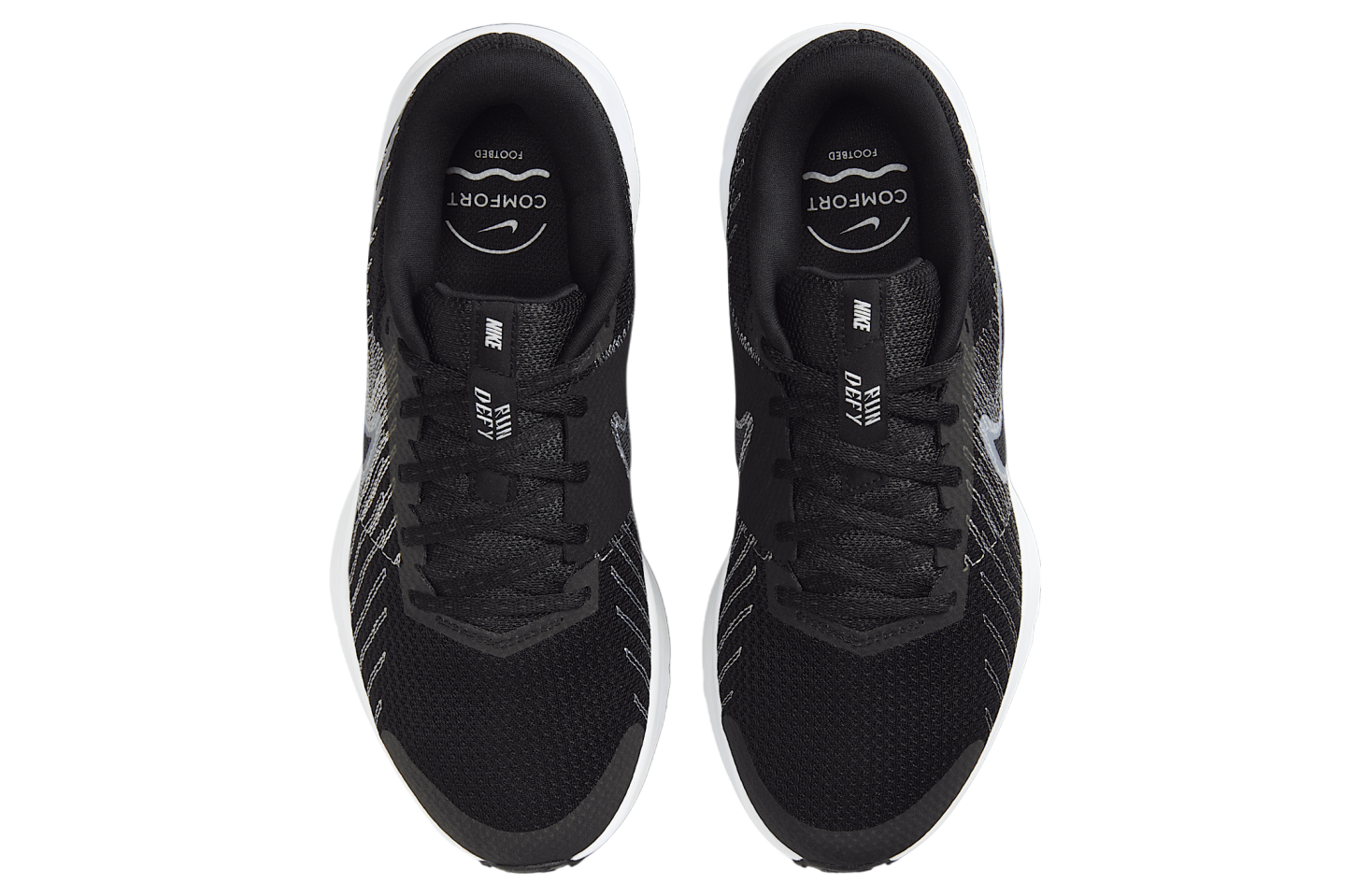 Alternative view of Giày Nike Run Defy ‘Black Wolf Grey White’ HM9593-002