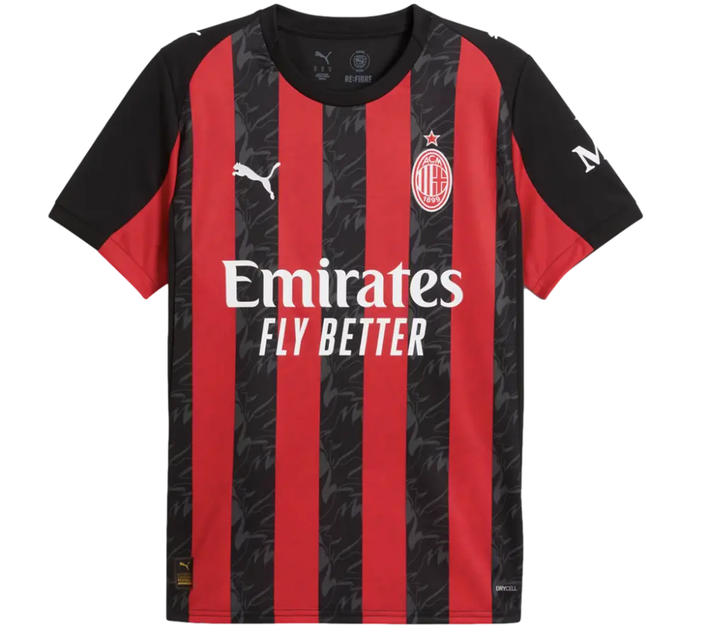 Áo Puma AC Milan 25/26 Home Jersey ‘Red Black’ 779962-01