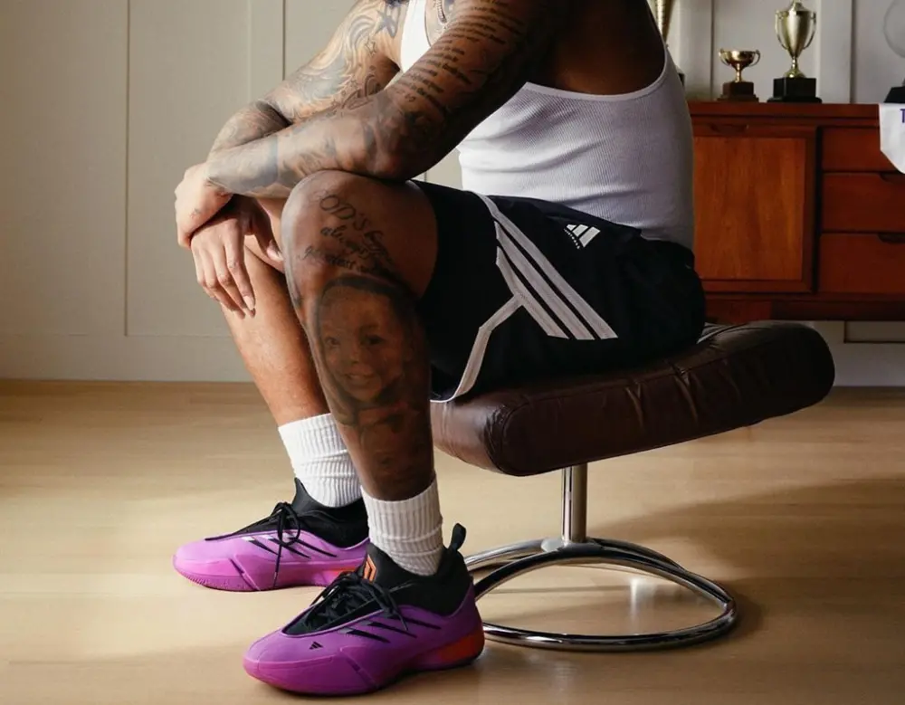 Giày Adidas Dame 9 ‘Purple Burst’ IE3626 - Ảnh 5