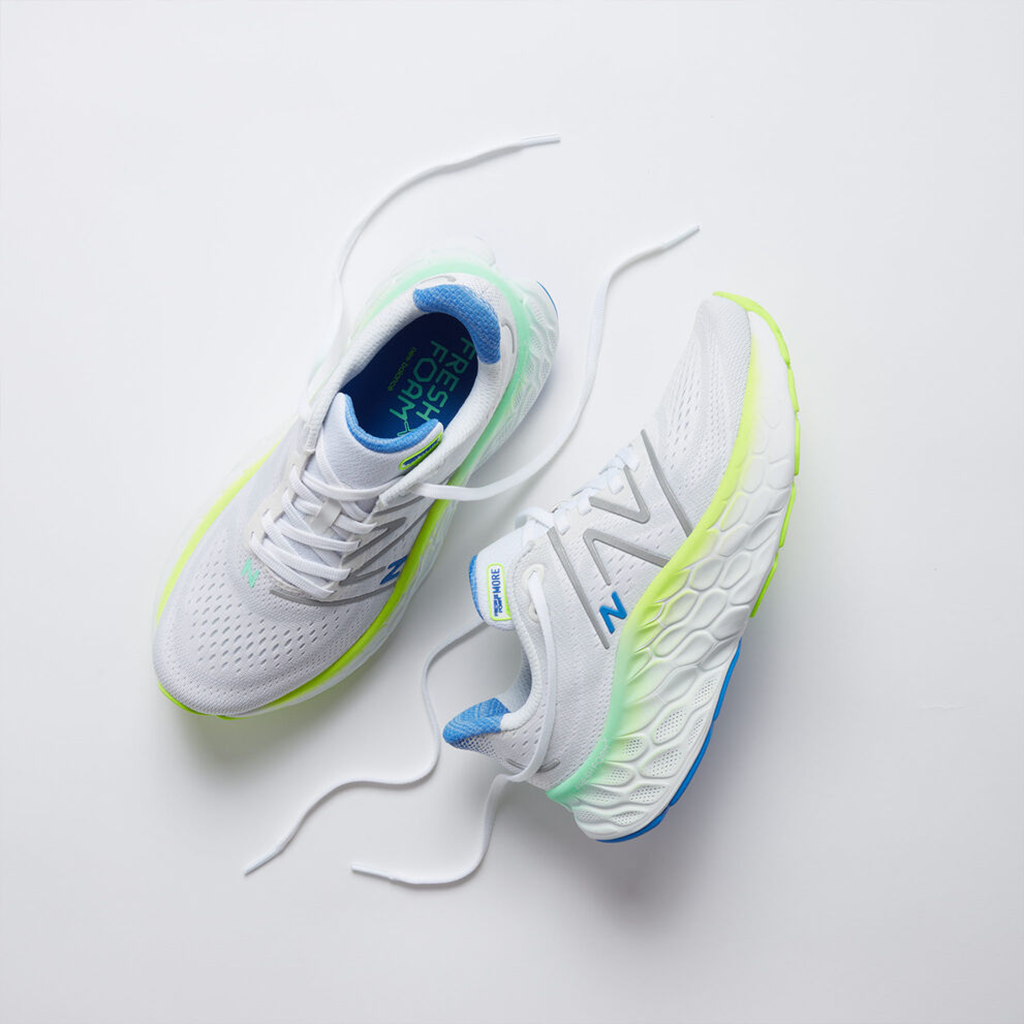 Giày New Balance Fresh Foam X More v4 ‘White Cobalt’ WMORWT4 - Ảnh 4