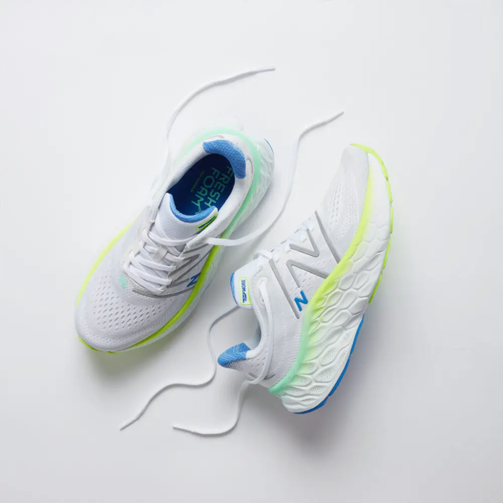 Giày New Balance Fresh Foam X More v4 ‘White Cobalt’ WMORWT4 - Ảnh 4