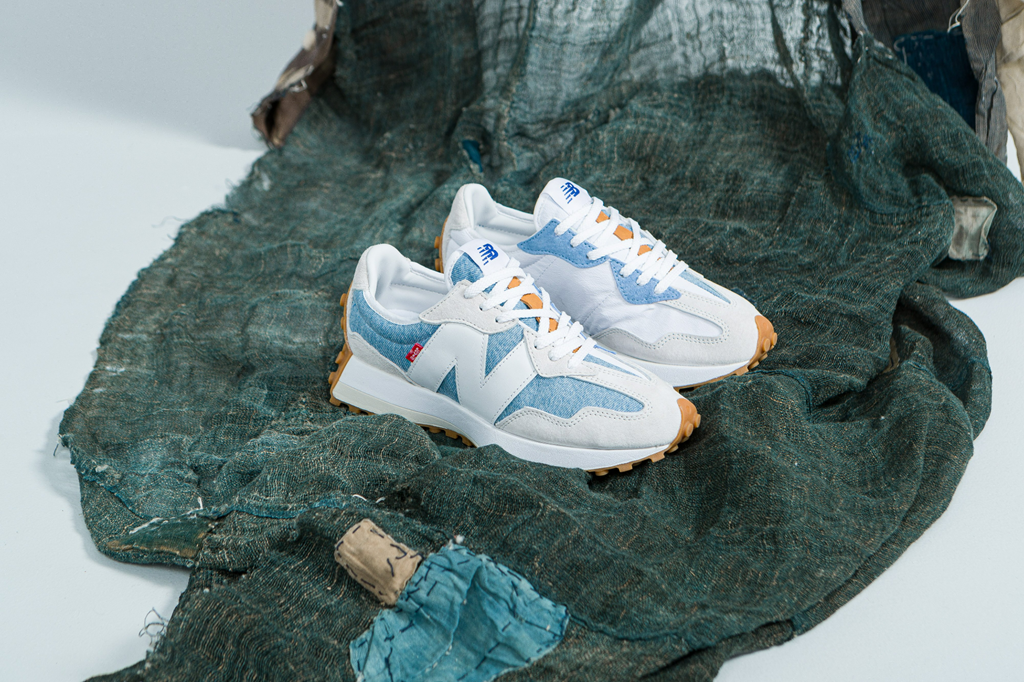 Giày New Balance Levi’s x Wmns 327 ‘Light Wash Denim’ WS327LVA - Ảnh 4