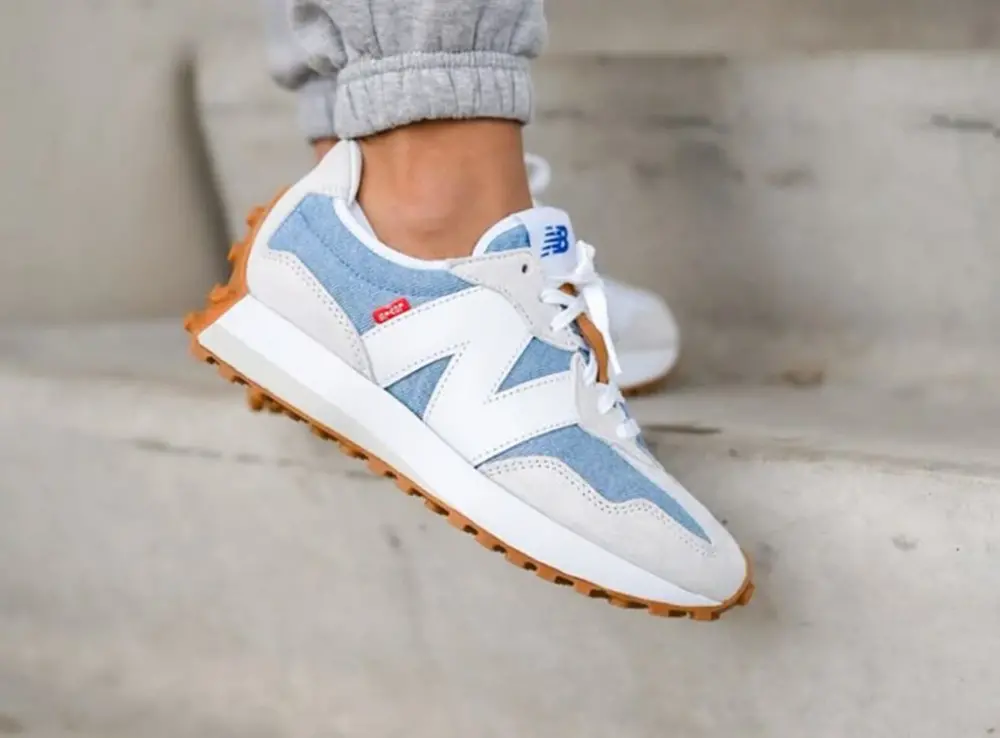 Giày New Balance Levi’s x Wmns 327 ‘Light Wash Denim’ WS327LVA - Ảnh 2