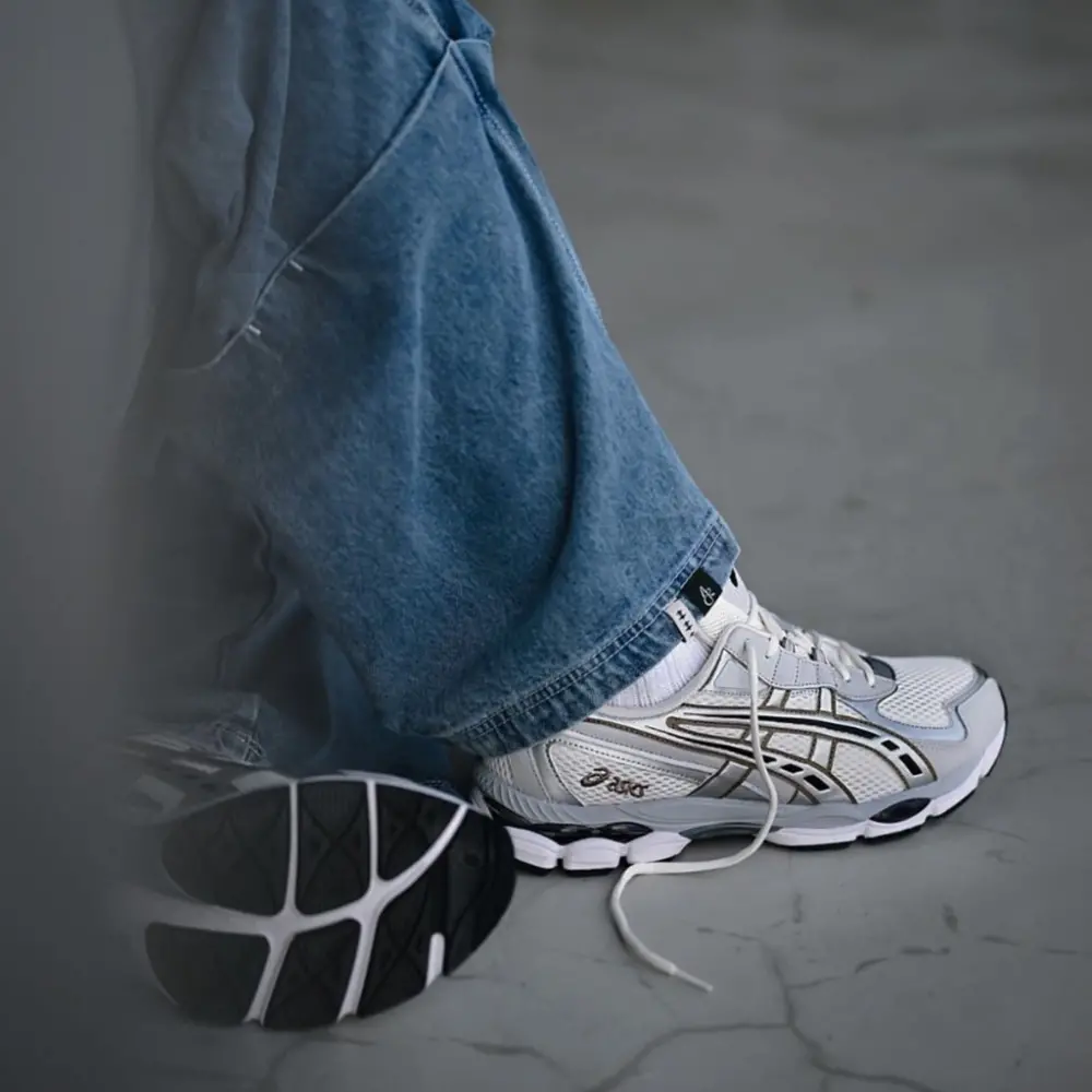 Giày Asics Gel NYC 2055 ‘Cream Pure Silver’ 1203A542-100 - Ảnh 4