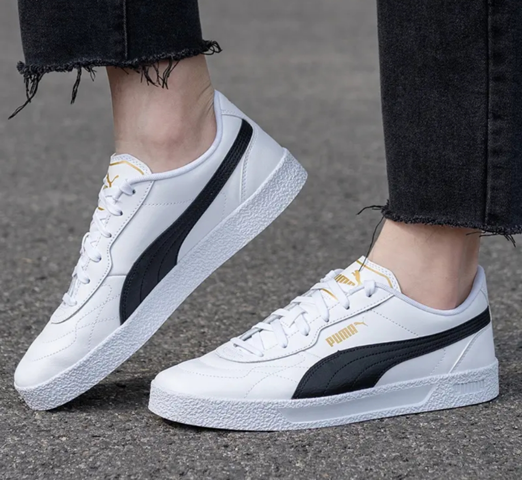 Giày Puma Club Zone ‘White Black’ 383919-04 - Ảnh 4