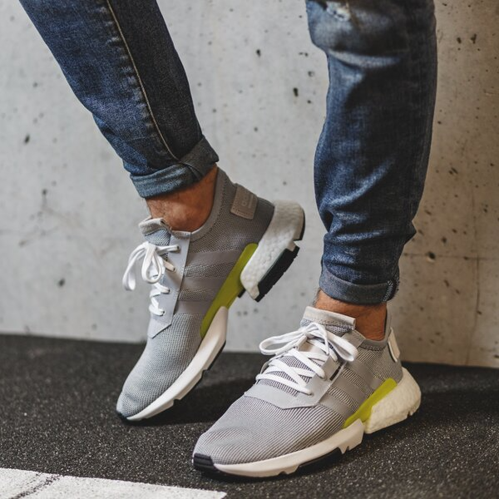 Giày Adidas POD S3.1 'Grey Two Shock Yellow' B37363 - Ảnh 5