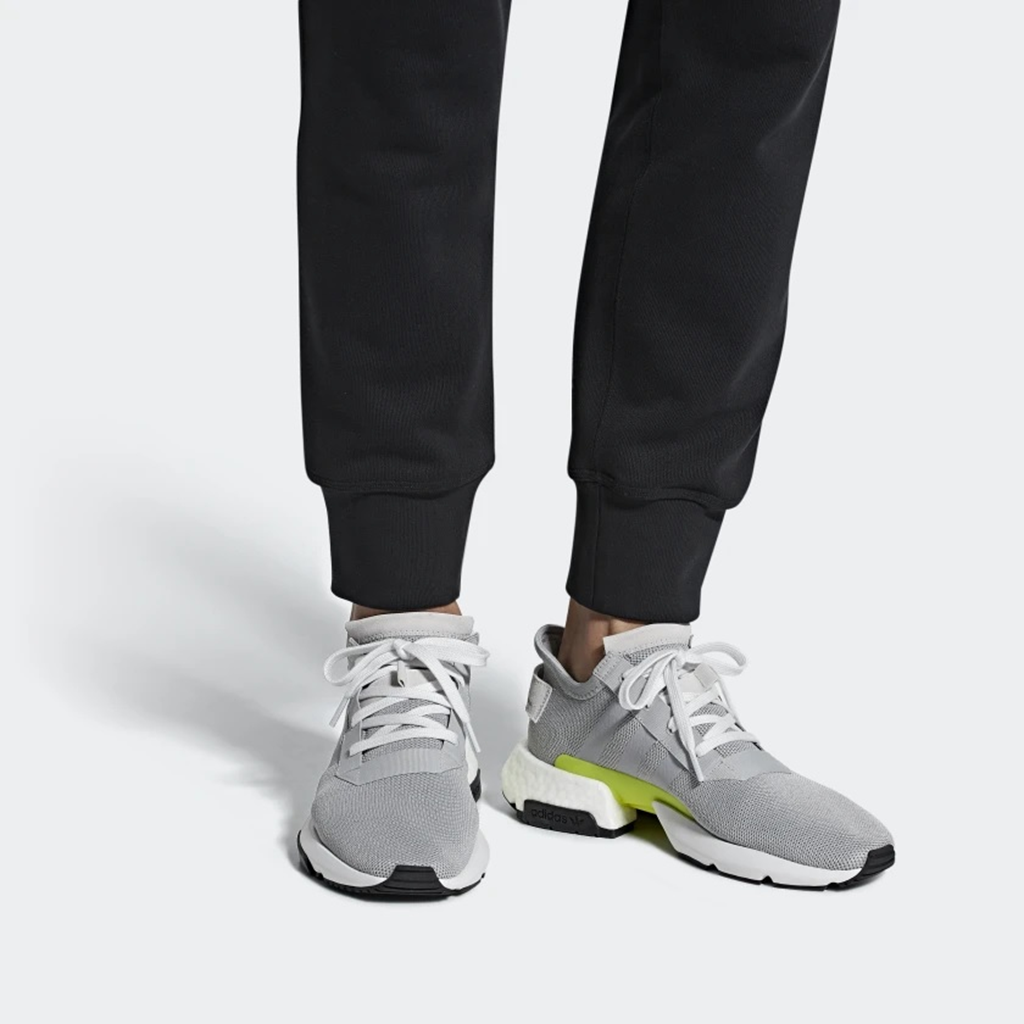 Giày Adidas POD S3.1 'Grey Two Shock Yellow' B37363 - Ảnh 3