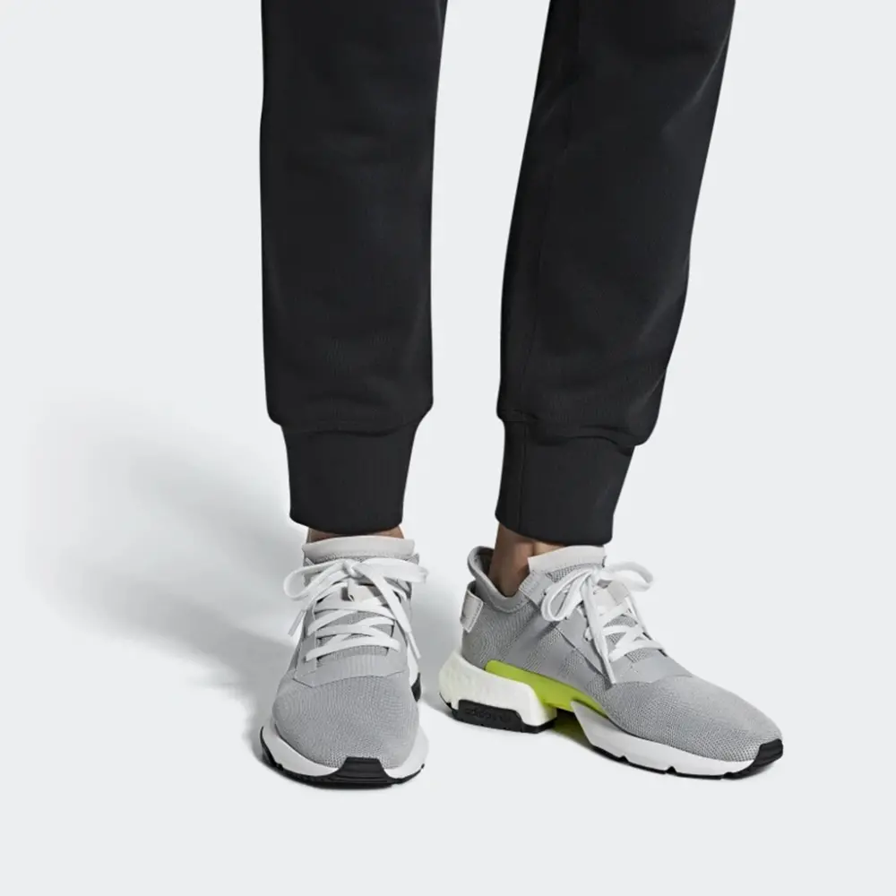 Giày Adidas POD S3.1 'Grey Two Shock Yellow' B37363 - Ảnh 3