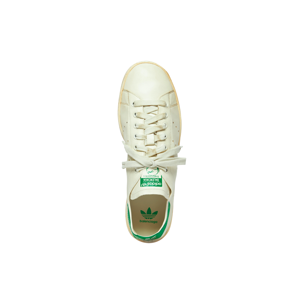 Giày Balenciaga x Adidas Stan Smith Worn-Out ‘White’ 721835-WBDV4-9703 - Ảnh 5