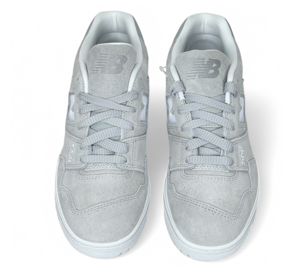 Giày New Balance 550 Suede ‘White Grey’ BB550UCG - Ảnh 3