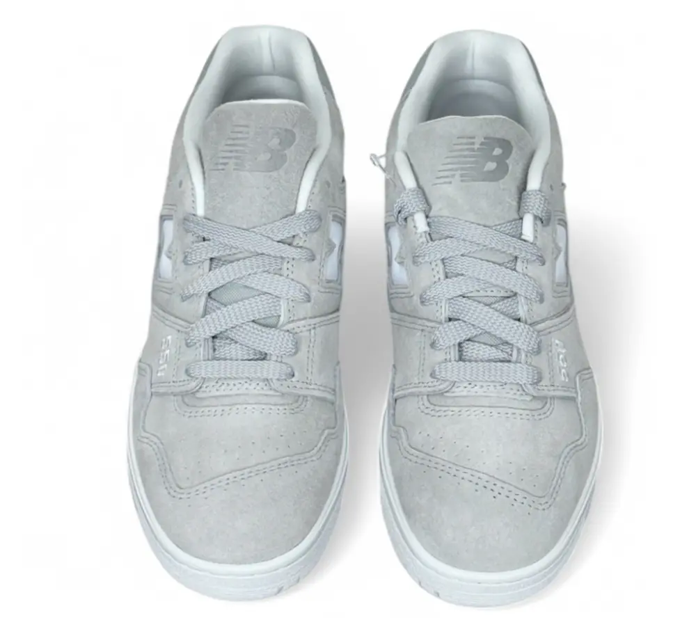 Giày New Balance 550 Suede ‘White Grey’ BB550UCG - Ảnh 3