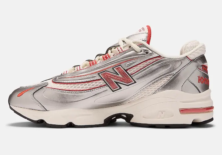 Giày New Balance 1000 thisisneverthat 'Metallic Silver Red' M1000TI - Ảnh 5