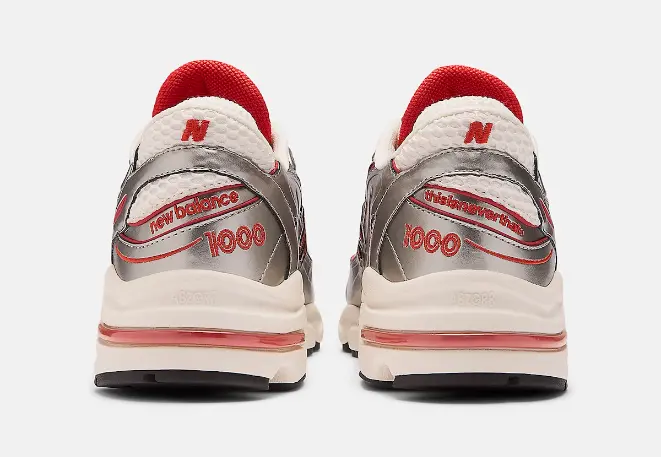 Giày New Balance 1000 thisisneverthat 'Metallic Silver Red' M1000TI - Ảnh 7