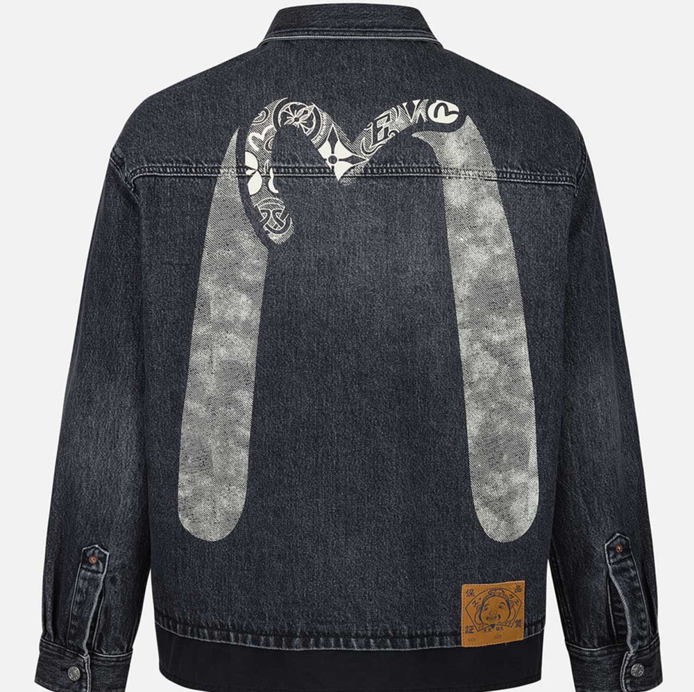 Áo Evisu Daicock Seagull Fit 2-in-1 ‘Grey’ 2ESHTM5DJ1048RXDN - Ảnh 4